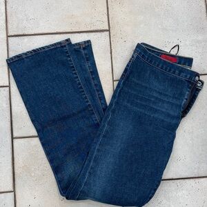 AG Adriano Goldschmied Women's Straight Leg Jeans - Dark Blue